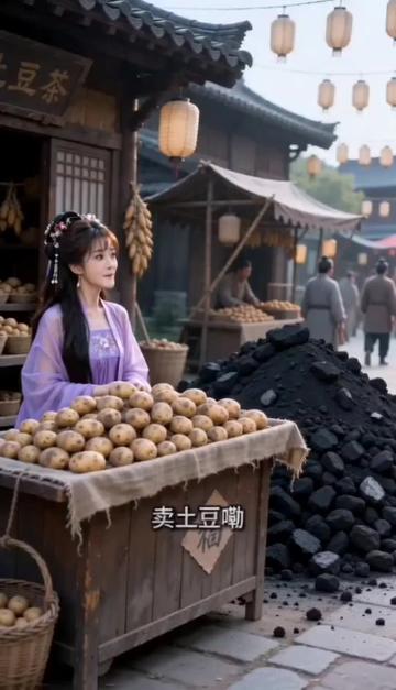 买没了_还是卖煤了#汉服_#古风_#古装_#抖音玩法合伙人计划__#随变ai随便玩