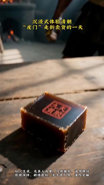 沉浸式体验清朝_皮门_走街卖货的一天_#清朝_#历史_#历史故事_#阿胶_#AI创作浪潮计划