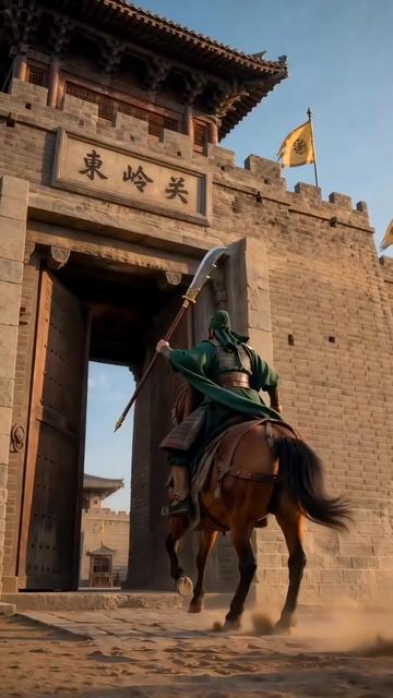 报_关羽连过五关_战袍还如此干净的秘诀找到了_#AI_#过五关斩六将_#AI整活_#TCL超级筒洗衣机_#TCL